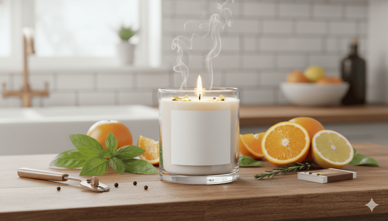 Citrus & Basilicum Kaars